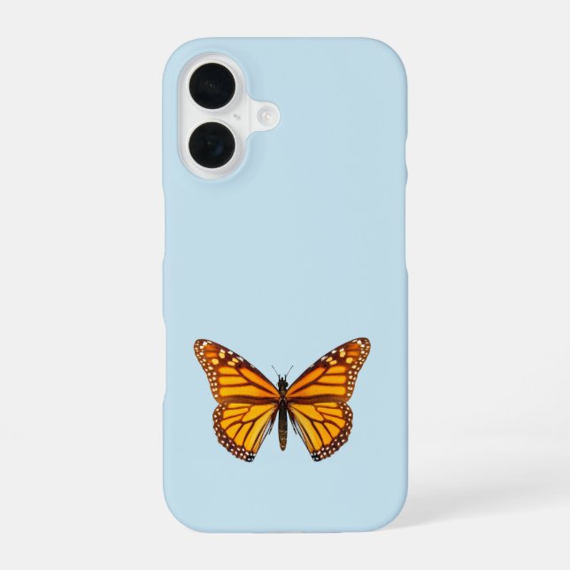 Monarch Butterfly iPhone 16 Case (Back)