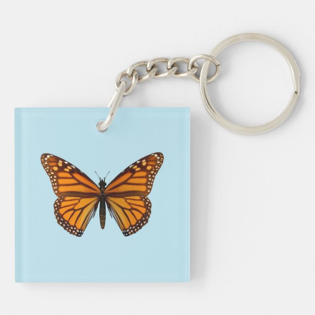 Monarch Butterfly Keychain (Back)