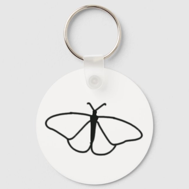 Monarch Butterfly Keychain (Front)