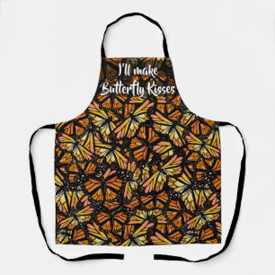 Monarch Butterfly Kisses  Apron