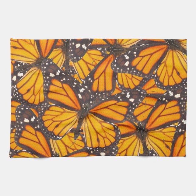 Monarch butterfly kitchen towel (Horizontal)
