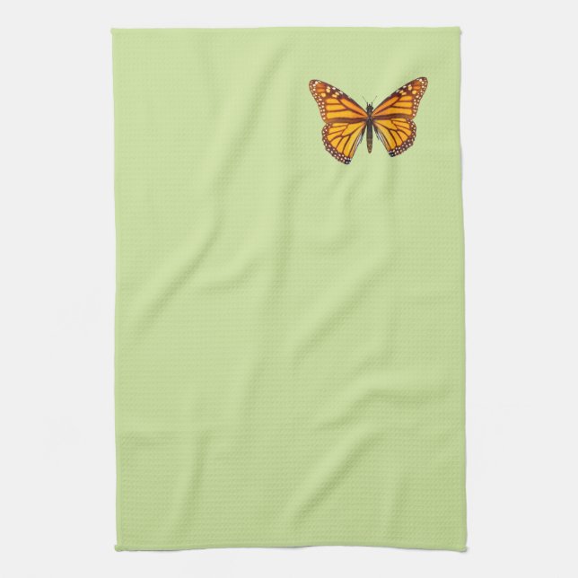 Monarch Butterfly Kitchen Towel (Vertical)