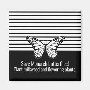 Monarch butterfly magnet