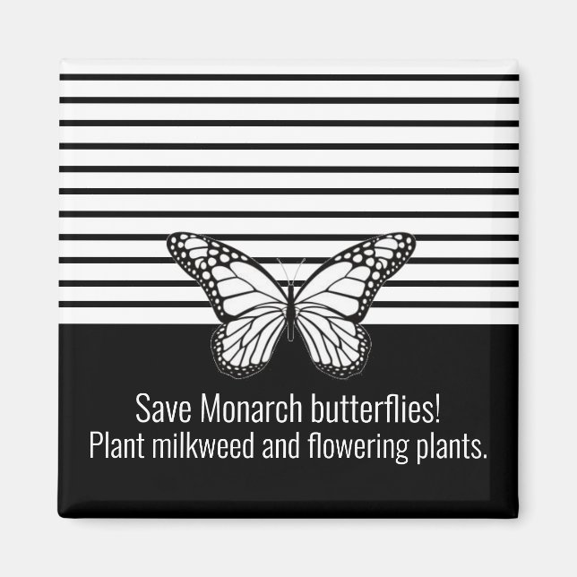 Monarch butterfly magnet (Front)