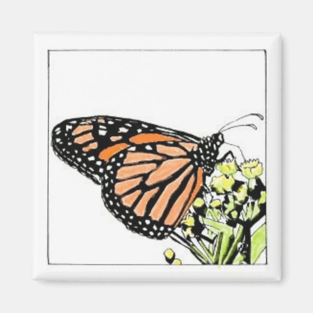 Monarch Butterfly Magnet (Front)