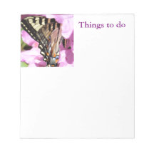 Monarch Butterfly Memo Pad Things to do