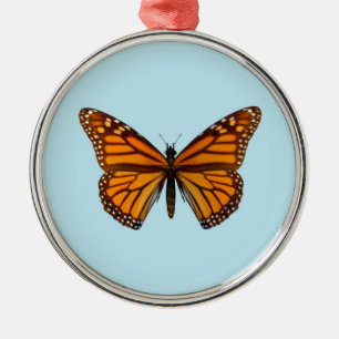 Monarch Butterfly Metal Ornament