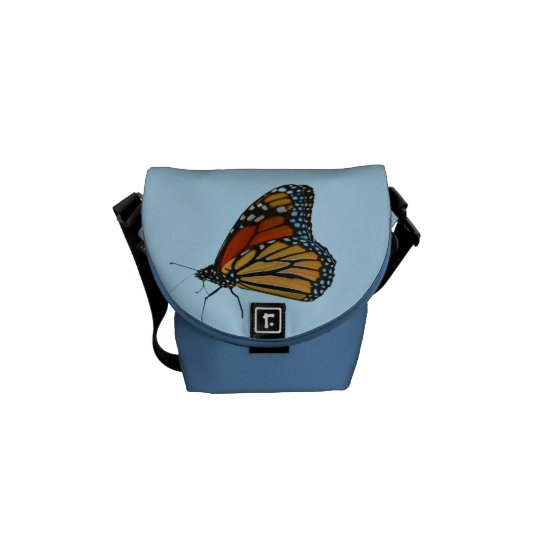 Monarch Butterfly Mini Zero Messenger Bag