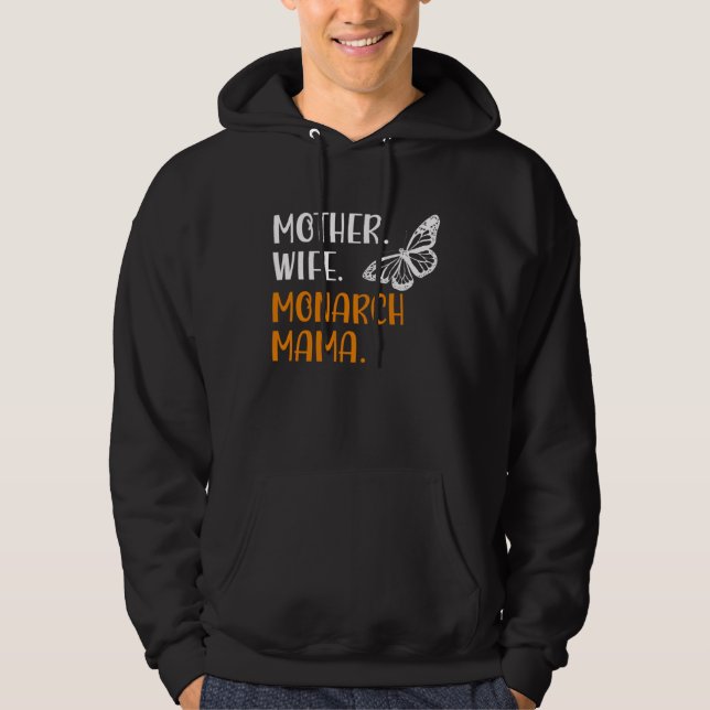Monarch Butterfly Monarch Mama Insect Collector En Hoodie (Front)