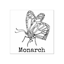 Monarch Butterfly Monogrammed