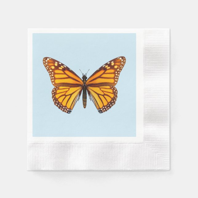 Monarch Butterfly Napkin (Front)