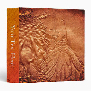 Monarch Butterfly Nature Art Personalized Binder