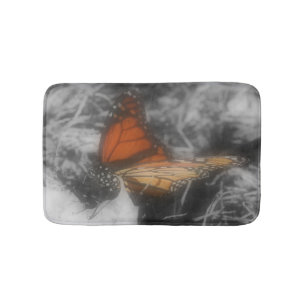 Monarch Butterfly Nature Bath Mat