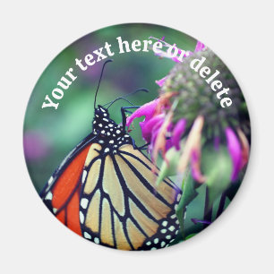 Monarch Butterfly Nature Personalized Magnet