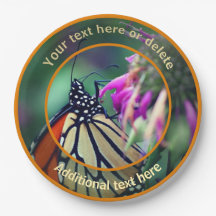 Monarch Butterfly Nature Personalized Party