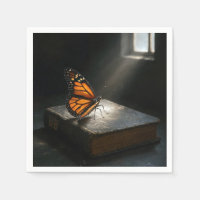 Monarch Butterfly On a Holy Bible