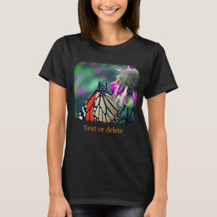 Monarch Butterfly On Flower Nature Personalized T-Shirt