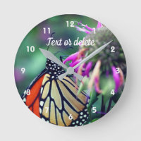 Monarch Butterfly On Flower Personalized