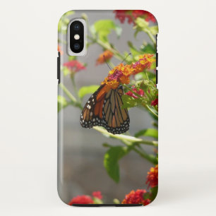 Monarch Butterfly on Red Butterfly Bush Case-Mate iPhone Case