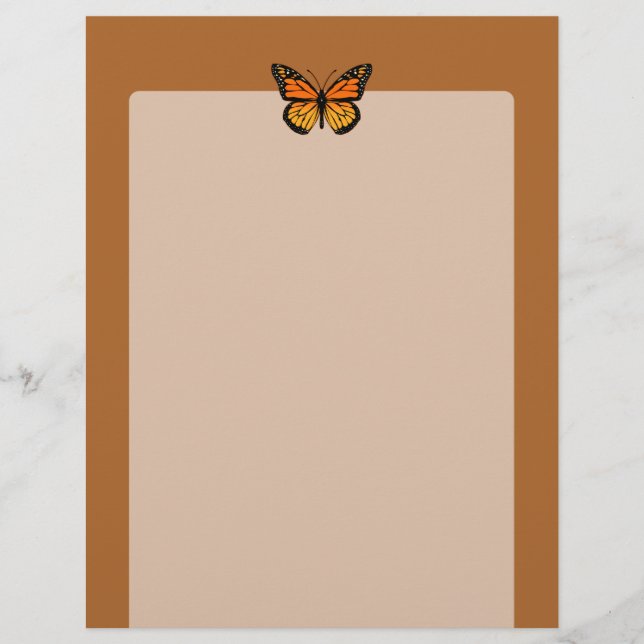 Monarch Butterfly on Sienna (Front)
