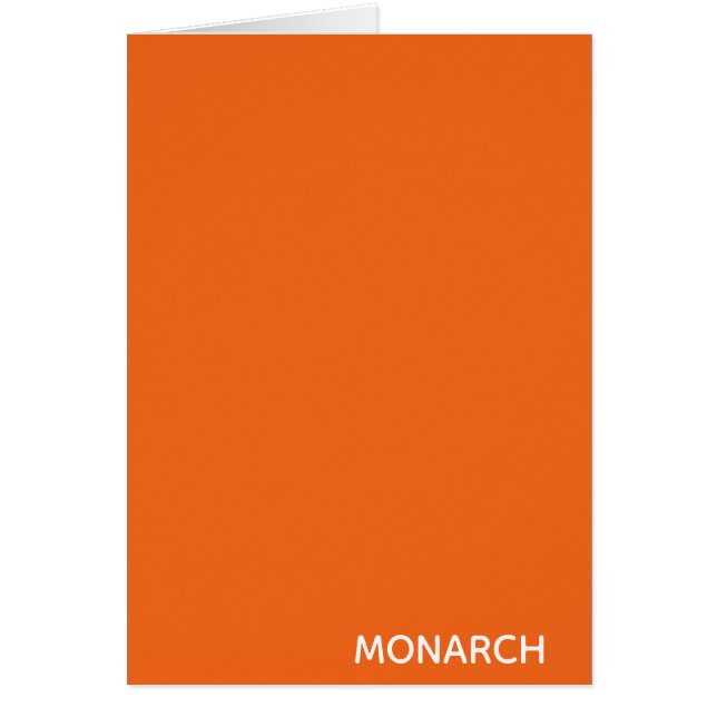 Monarch butterfly orange colour name (Front)
