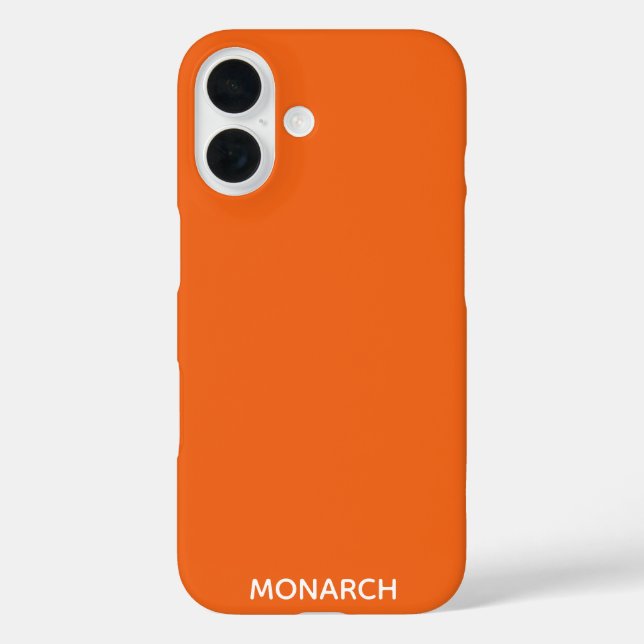 Monarch butterfly orange colour name Case-Mate iPhone case (Back)