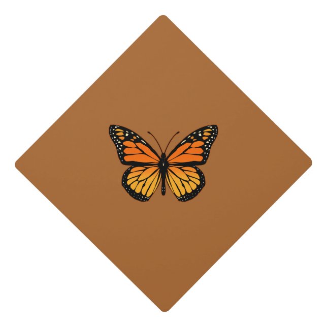 Monarch Butterfly Original Graduation Cap Topper (Front)