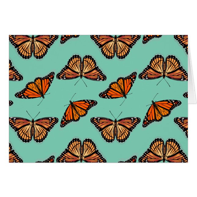 Monarch Butterfly Pattern (Front Horizontal)