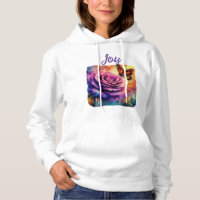Monarch Butterfly Purple Rose Sunset Orange
