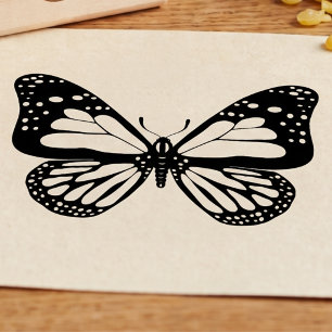 Monarch Butterfly Rubber Stamp