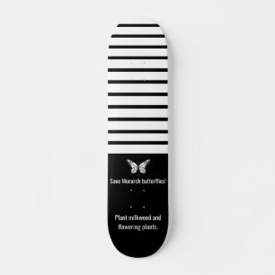 Monarch butterfly skateboard