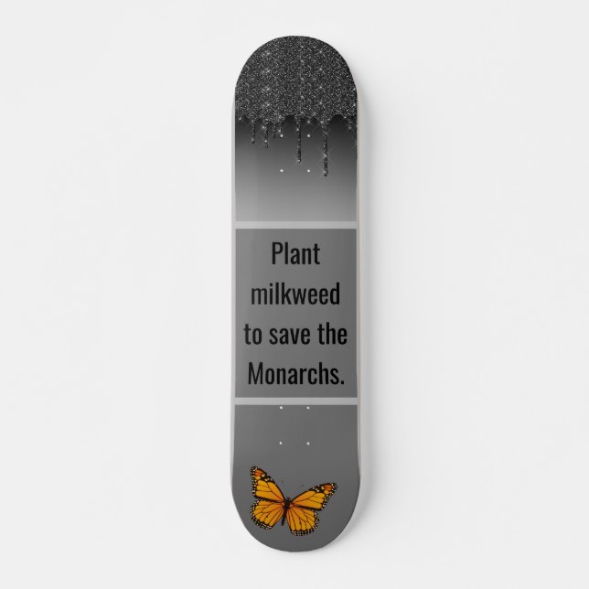 Monarch butterfly skateboard (Front)