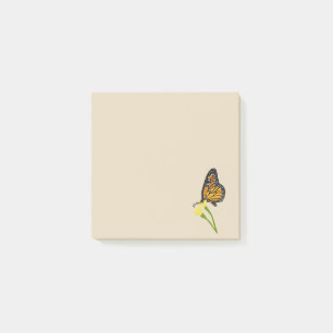 Monarch butterfly sticky notes