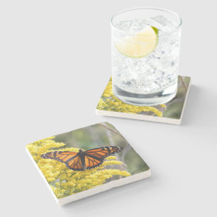 Monarch Butterfly Stone Coaster