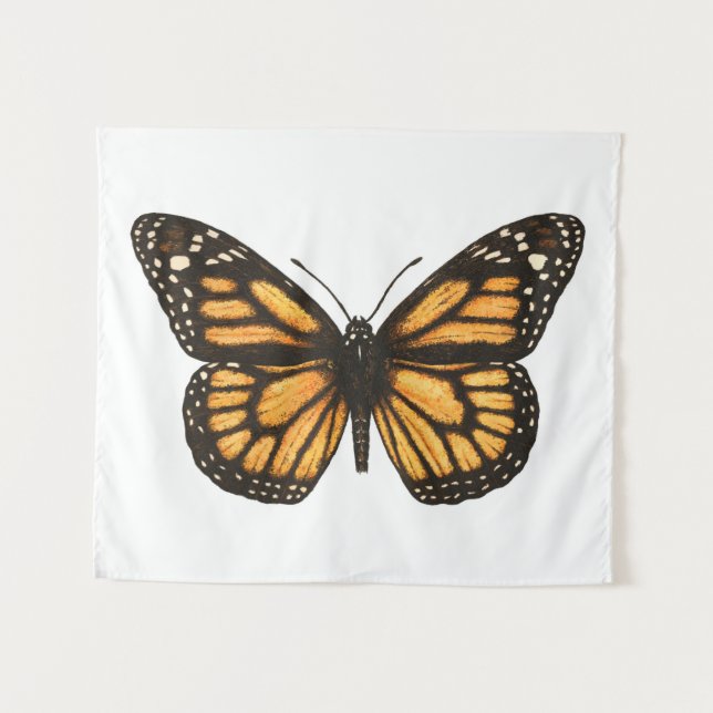 Monarch butterfly tapestry (Front (Horizontal))