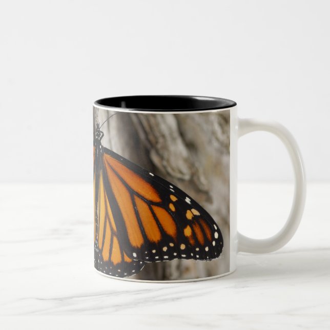 Monarch Butterfly Two-Tone Coffee Mug (Right)