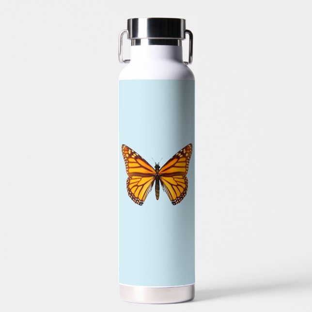 Monarch Butterfly Water Bottle (Front)