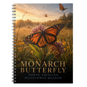 Monarch Butterfly Wildflower Meadow ANIMALS Notebook