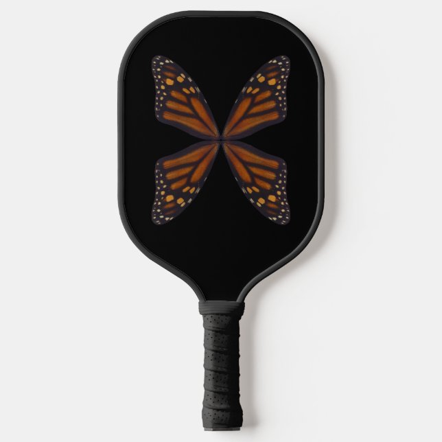 Monarch Butterfly Wings Pattern Pickleball Pad Pickleball Paddle (Front)