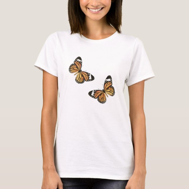 Monarch Butterfly Women's Basic T-shirt (Front)