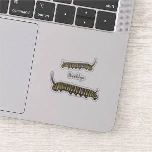 Monarch caterpillar cartoon illustration