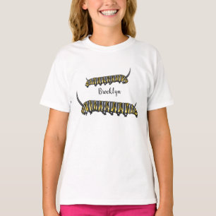 Monarch caterpillar cartoon illustration T-Shirt