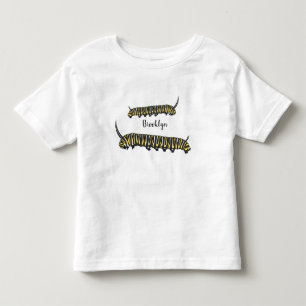 Monarch caterpillar cartoon illustration toddler t-shirt