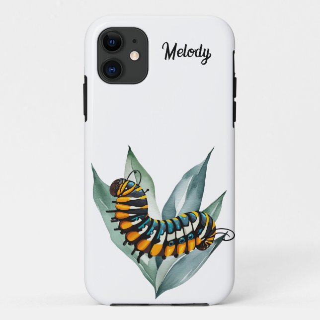 Monarch Caterpillar Customizable  Case-Mate iPhone Case (Back)