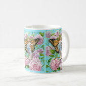 Monarch Fairy amongst the Roses Coffee Mug (Front Right)