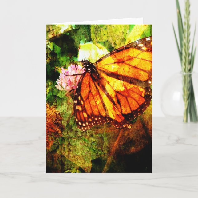 Monarch Grunge Card (Front)