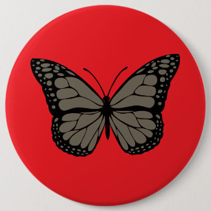 Monarch Majesty Buttons –Vibrant Butterfly Patches