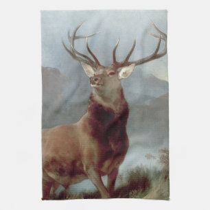 Monarch of the Glen, 1851 Kitchen Towel