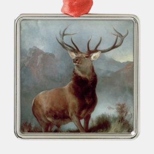 Monarch of the Glen, 1851 Metal Ornament