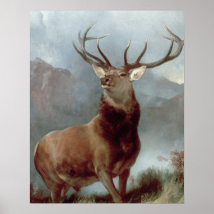 Monarch of the Glen, 1851 Poster